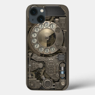 Steampunk Drehmetallskala-Telefon. Fall Case-Mate iPhone Hülle