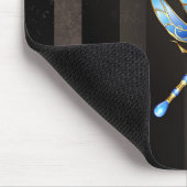 Steampunk-Drehschalter mit Libelle Mousepad (Ecke)