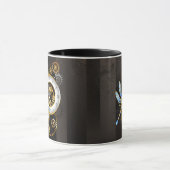 Steampunk-Drehschalter mit Libelle Tasse (Zentrum)