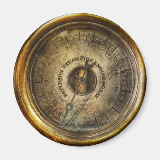 Steampunk - Druckanzeige Magnet