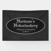 Steampunk Dunkelgrau gestreift individuell Banner (Horizontal)