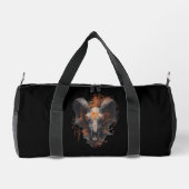 Steampunk-Dunkelschädel-Tasche Duffle Bag (Rückseite)