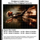 Steampunk Dystopian Fairy Woman EK5R Decoupage Seidenpapier