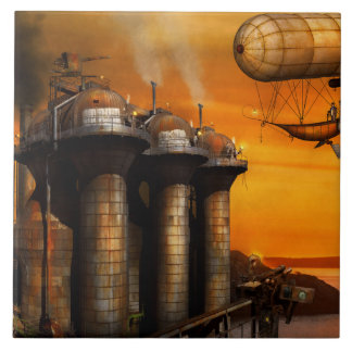 Steampunk - Dystopie - Der Außenposten Fliese