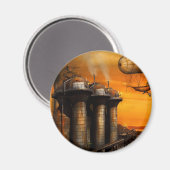 Steampunk - Dystopie - Der Außenposten Magnet (Vorderseite/Rückseite)