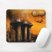 Steampunk - Dystopie - Der Außenposten Mousepad (Mit Mouse)