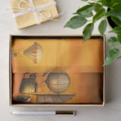 Steampunk - Dystopie - Der Außenposten Seidenpapier (Geschenk)