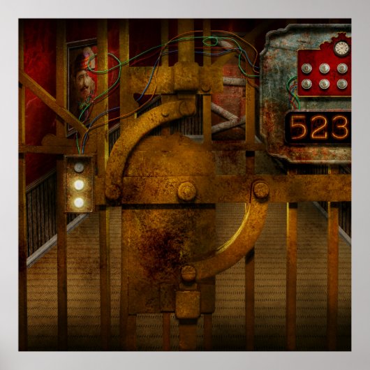 Steampunk - Dystopie - Der Vault Poster (Vorne)