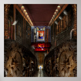 Steampunk - Dystopische Gesellschaft Poster