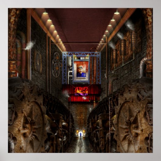 Steampunk - Dystopische Gesellschaft Poster (Vorne)