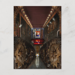 Steampunk - Dystopische Gesellschaft Postkarte
