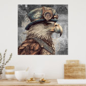 Steampunk Eagle Poster (Küche)