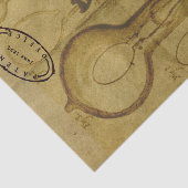 Steampunk Edison Light Bulb Patentamt Seidenpapier (Ausschnitt)