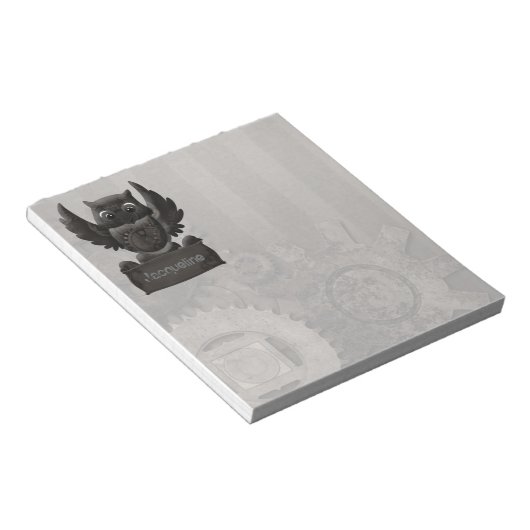 Steampunk-Editor Notizblock (angewinkelt)