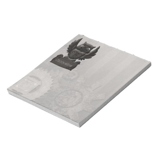 Steampunk-Editor Notizblock (Rotiert)