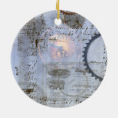 Steampunk-Eiffelturm Weihnachtsschmuck (Hinten)