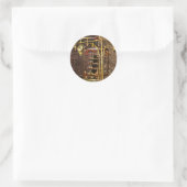 Steampunk - Ein ziemlich passendes Display 1876 Runder Aufkleber (Tasche)