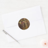 Steampunk - Ein ziemlich passendes Display 1876 Runder Aufkleber (Umschlag)