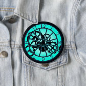 Steampunk-Eisenschloss mit sichtbaren Gängen Button (Beispiel)