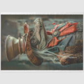 Steampunk Elegant Lady Decoupage Seidenpapier (Vorderseite)