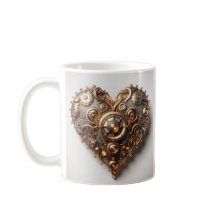 Steampunk Elegant Uhrwerk Gear Heart