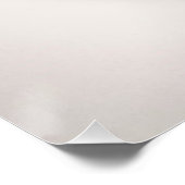 Steampunk Elegant Uhrwerk Gear Heart Poster (Ecke)