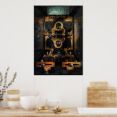 Steampunk - Elektrisch - Der Power Poster (Küche)