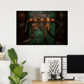 Steampunk - Elektrisch - Ziehen Sie den Schalter a Poster (Heimbüro)