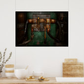 Steampunk - Elektrisch - Ziehen Sie den Schalter a Poster (Küche)