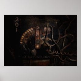 Steampunk - Elektrischer - Drehschalter Poster