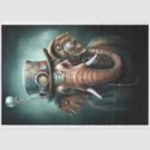 Steampunk Elephant 2 Decoupage Paper Seidenpapier (Vorderseite)