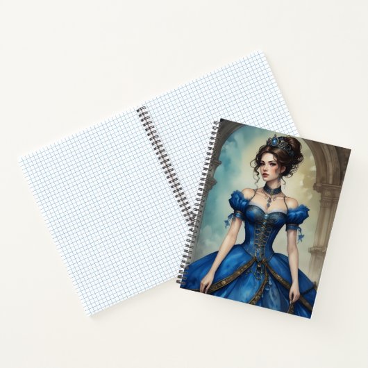 Steampunk en Azul Notizblock (Innenseite)