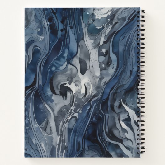 Steampunk en Azul Notizblock (Rückseite)