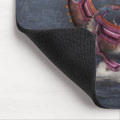 Steampunk - Enteroctopus magnificus roboticus Mousepad (Ecke)