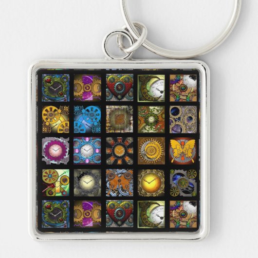 Steampunk Entwürfe Schlüsselanhänger (Vorne)