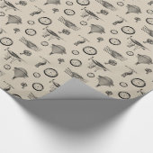 Steampunk Entwurfs-NO1-Packpapier Geschenkpapier (Ecke)