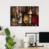 Steampunk - Erdölbedarf Poster (Heimbüro)
