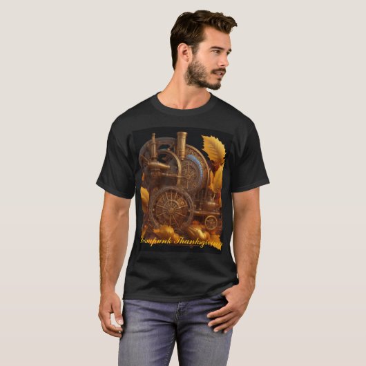 Steampunk Erntedank T-Shirt (Vorne ganz)