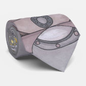 Steampunk Eule Krawatte (Gerollt)