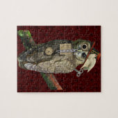 SteamPunk Eule Puzzle (Horizontal)