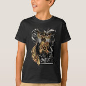 Steampunk Eule T-Shirt (Vorderseite)