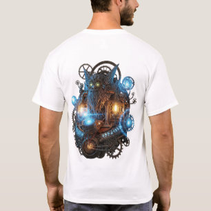 Steampunk-Eulen-Wächter-T-Shirt T-Shirt