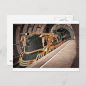 Steampunk Express Postkarte (Vorne/Hinten)