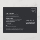 Steampunk Extravaganza Vintage Uhrwerk UAWG Einladungspostkarte (Rückseite)