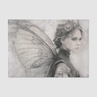 Steampunk Fairy Decoupage Tissue Paper Seidenpapier