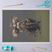 Steampunk Fairy Gold und Black Decoupage Seidenpapier (Basteln)