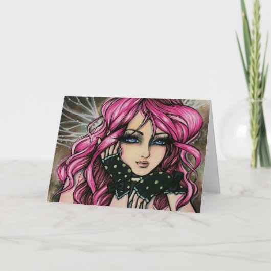 Steampunk-Fairy-Karte "Genevieve" Karte (Vorderseite)