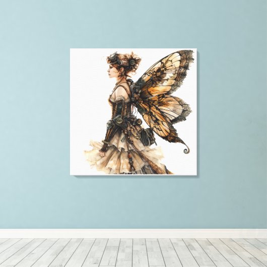 Steampunk Fairy Leinwanddruck (Insitu (Holzboden))