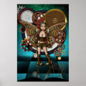 Steampunk Fairy Poster Fantasy Art (Vorne)