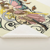 Steampunk Fairy Yellow Clock Gears Sherpadecke (3/4)